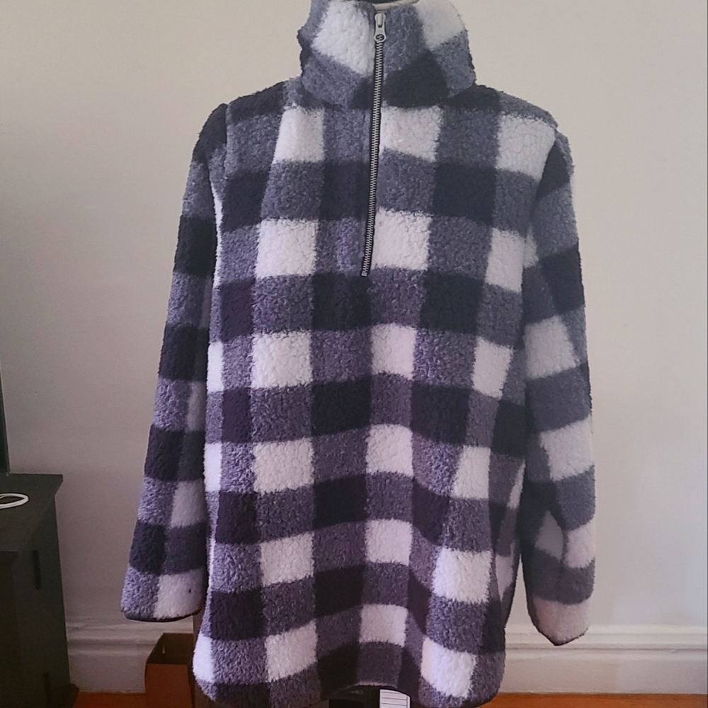 Half Zip Sherpa Jacket